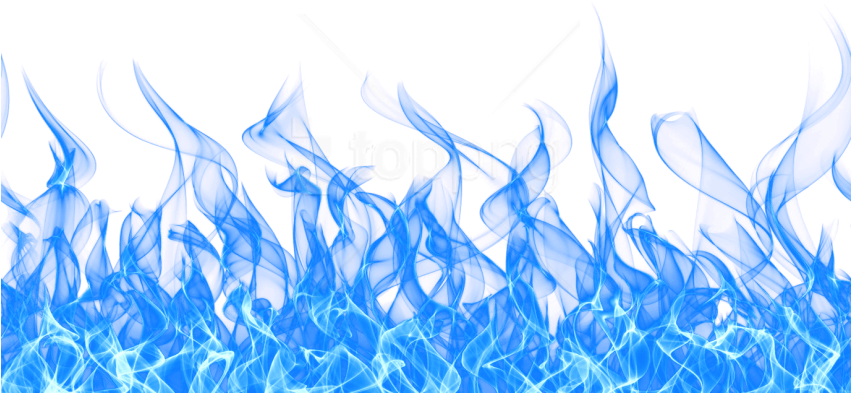 Blue Flame Backgroundwith Text Overlay