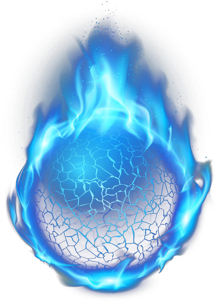 Blue Flame Energy Sphere