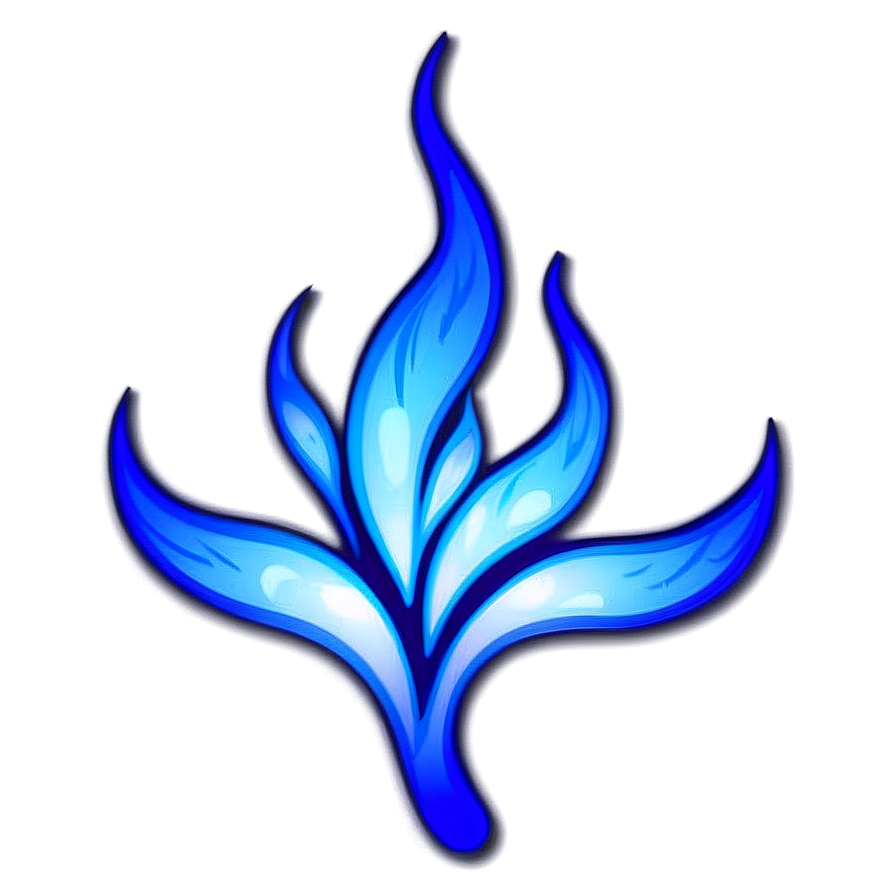 Blue Flame Vector Png 06202024