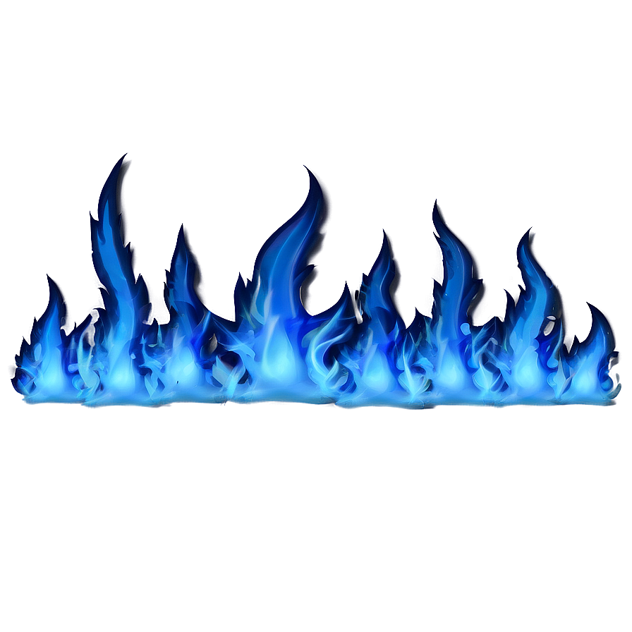 Blue Flames Png 06122024