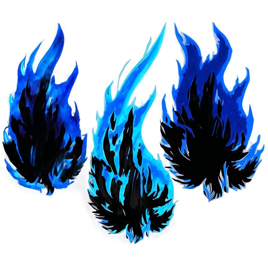 Blue Flames Png Nka48