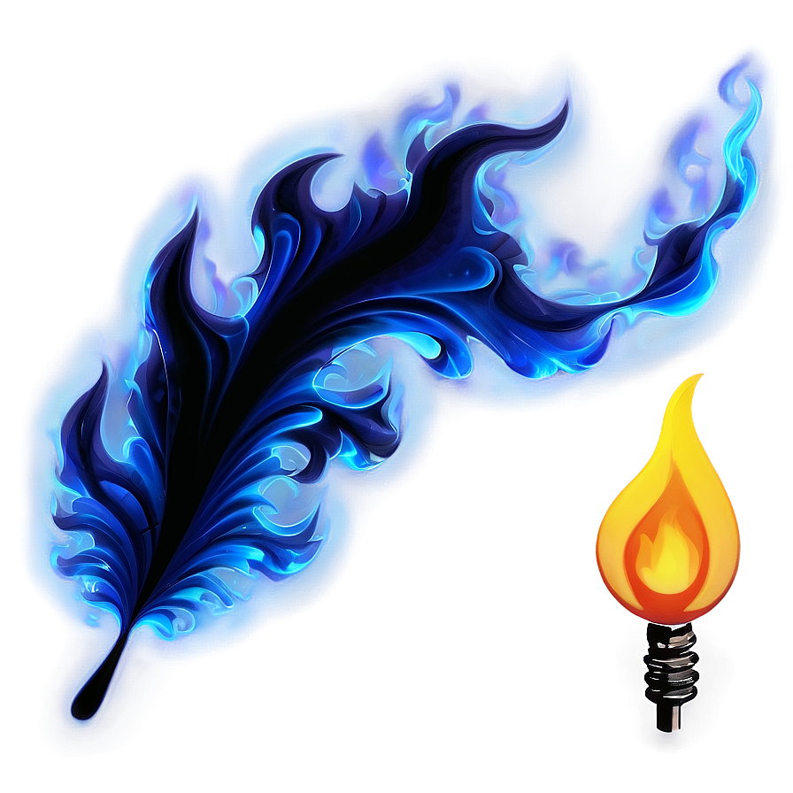 Blue Flames Texture Png Rnn73