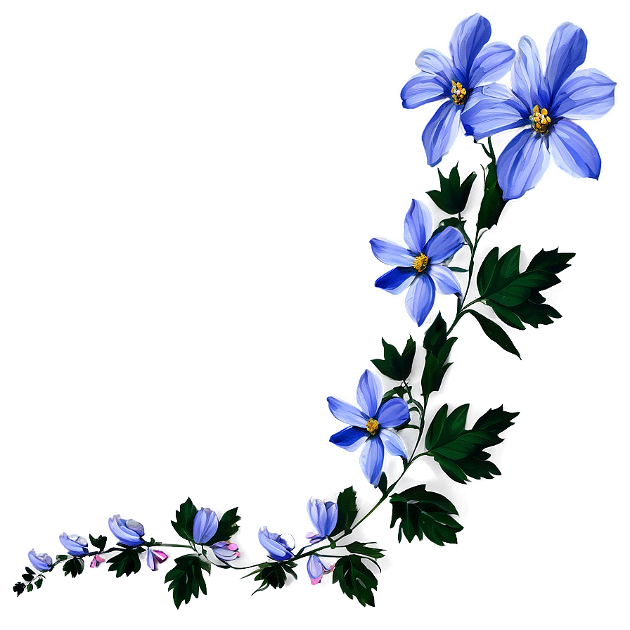 Blue Flower Png Ger26