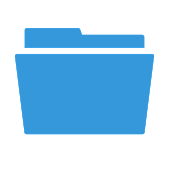 Blue Folder Icon