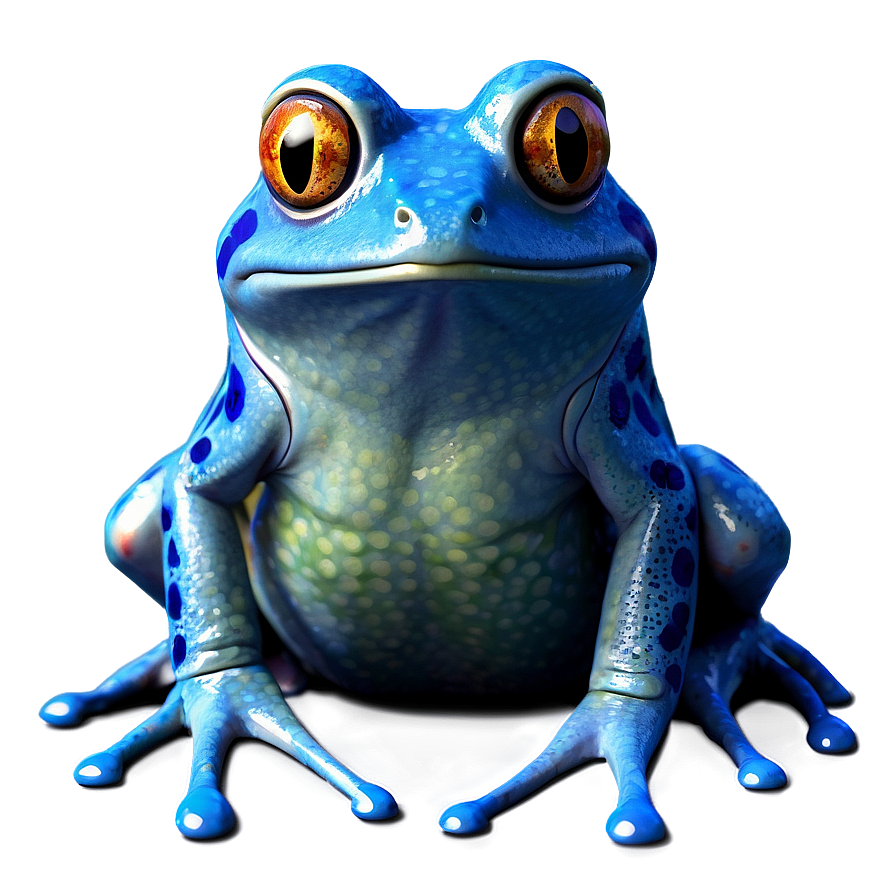 Blue Frog Clipart Png Uhj5