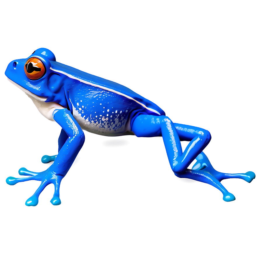 Blue Frog Clipart Png Xtj