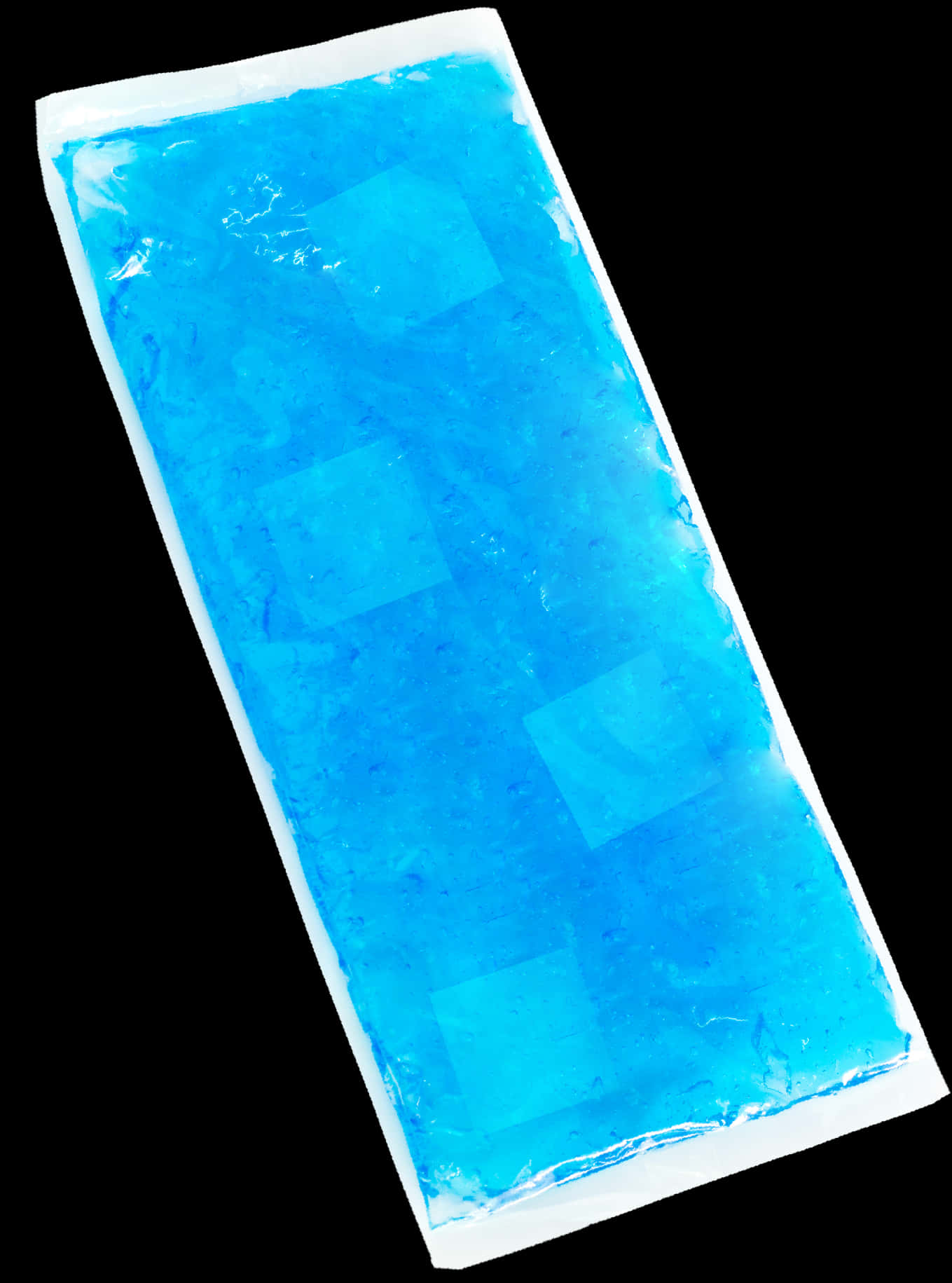 Blue Gel Ice Pack Isolated