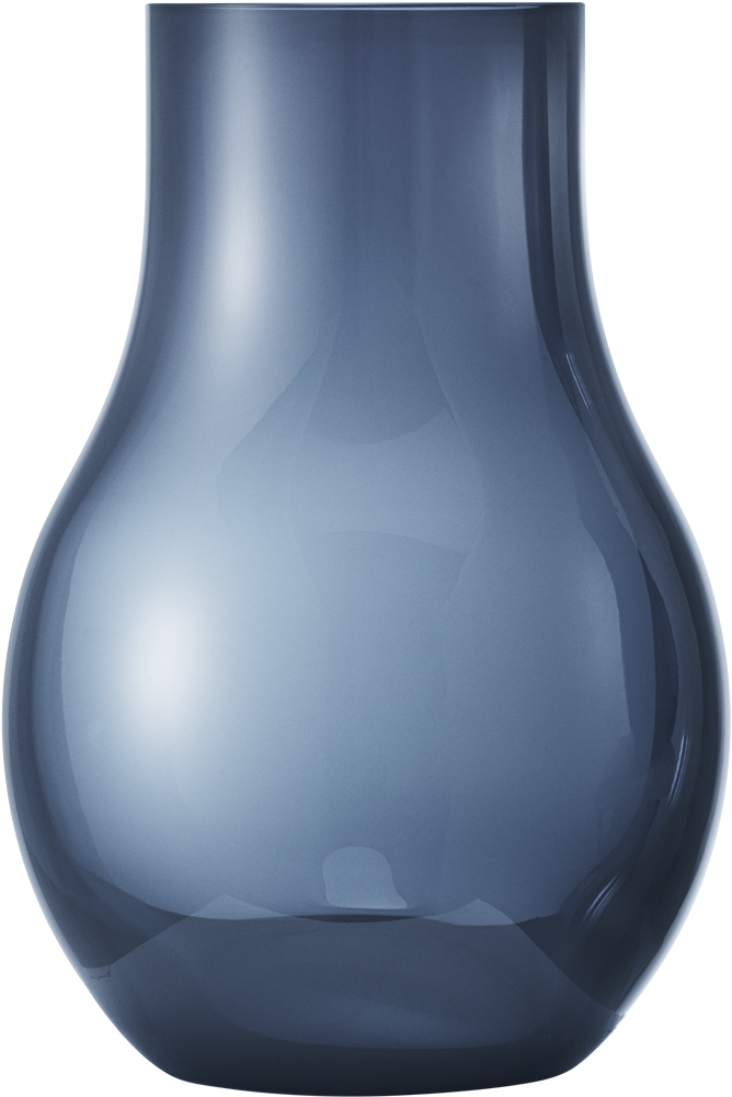 Blue Glass Vase Simple Design