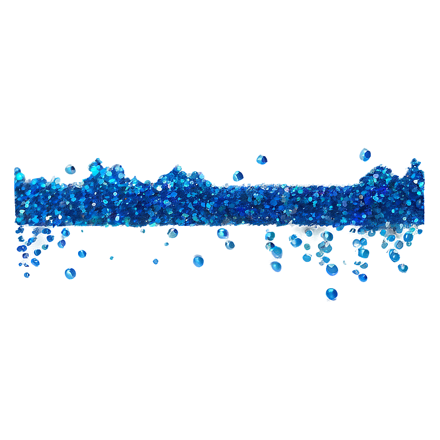 Blue Glitter Line Detail Png Ltr56