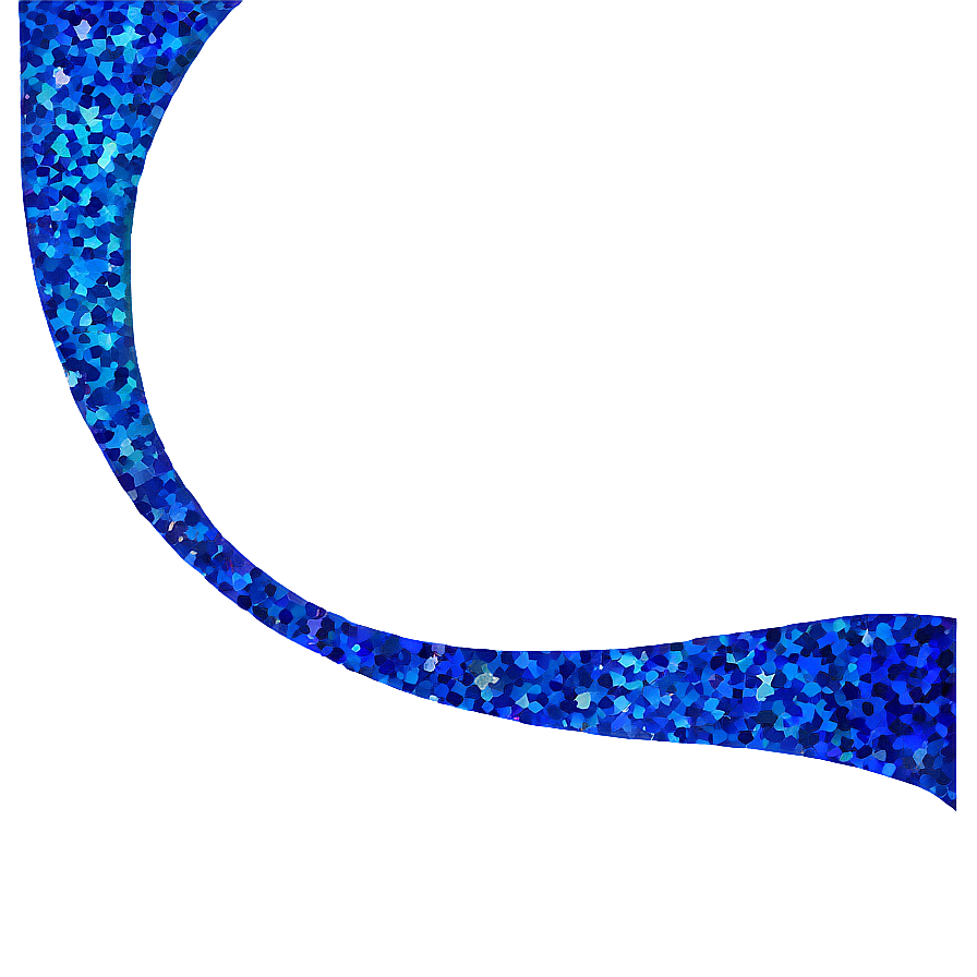 Blue Glitter Waves Png Lkl