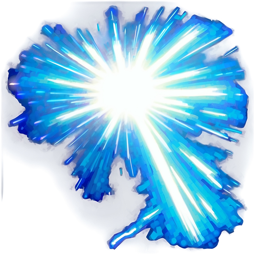 Blue Glow Explosion Png 65