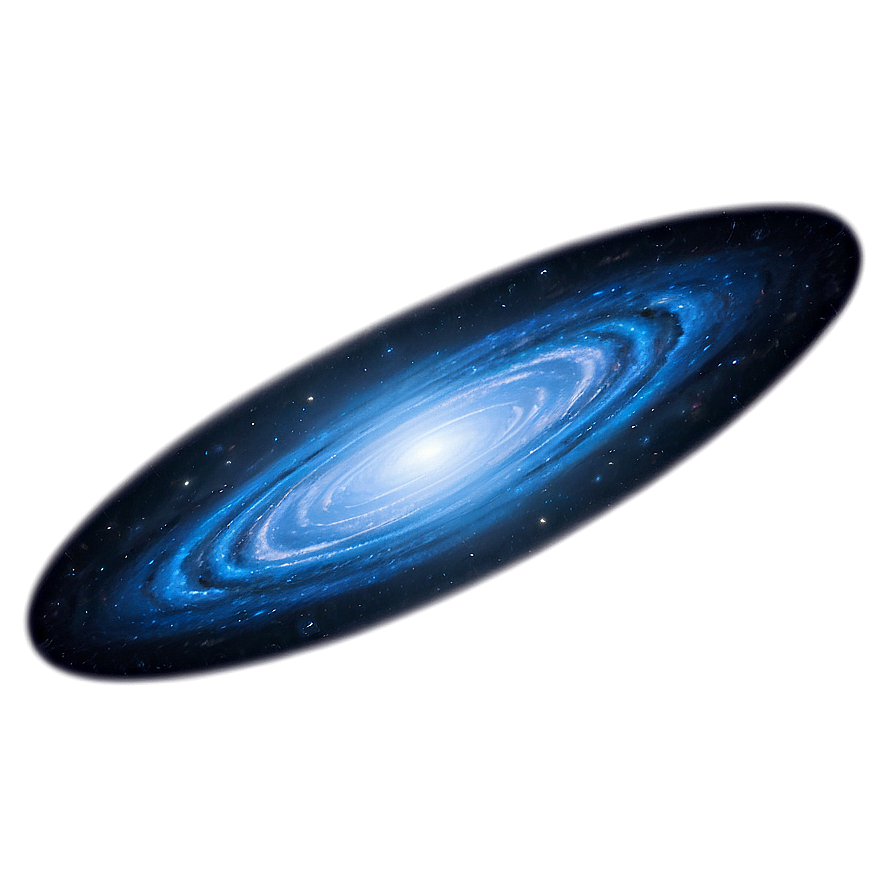 Blue Glow Galaxy Png 06122024