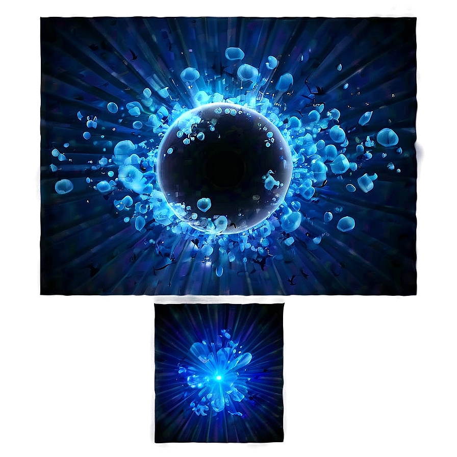 Blue Glow Particle Png Eew80