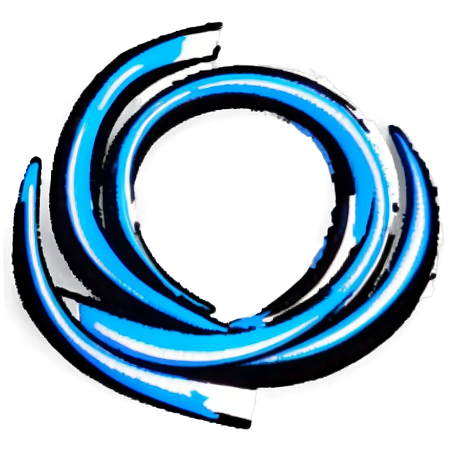 Blue Glow Streaks Png Edf