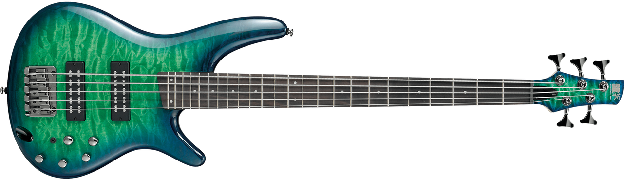 Blue Green Electric Bass Guitar