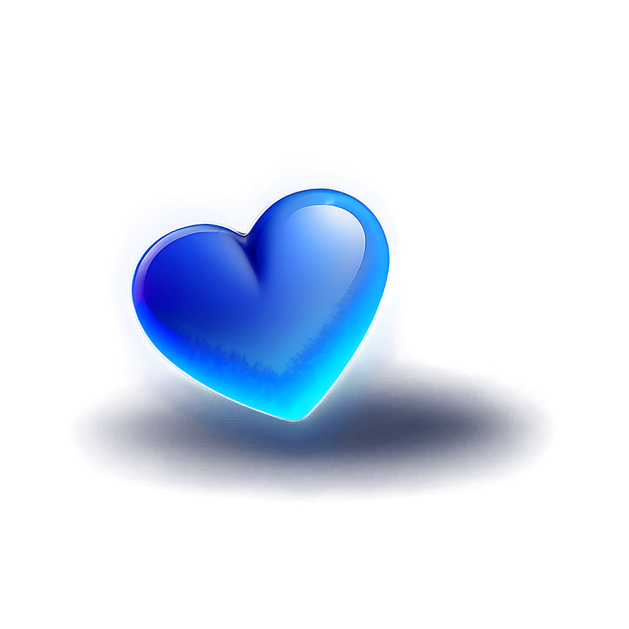 Blue Heart Emoji Png Image 53