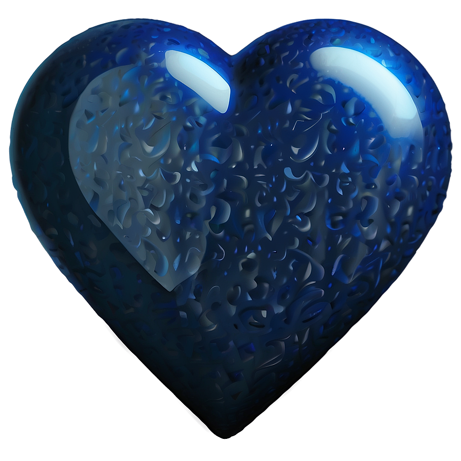 Blue Heart Emoji Png Lnr