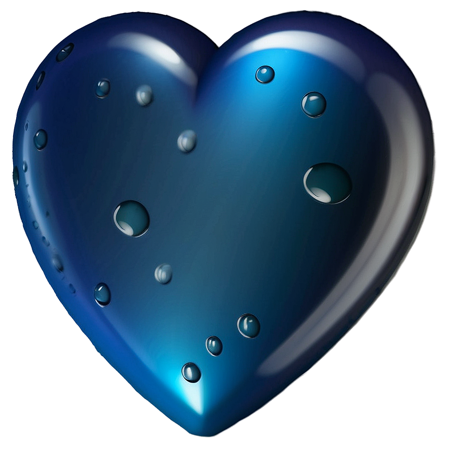 Blue Heart Emoji Png Mni60