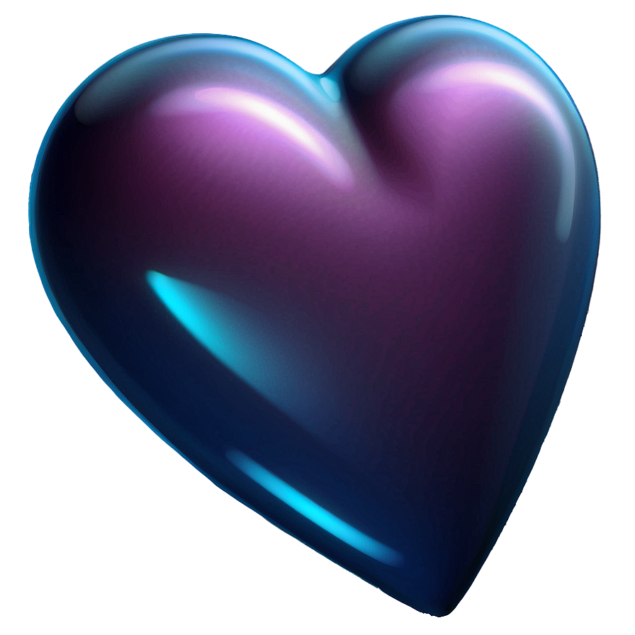 Blue Heart Love Emoji Png Uai10