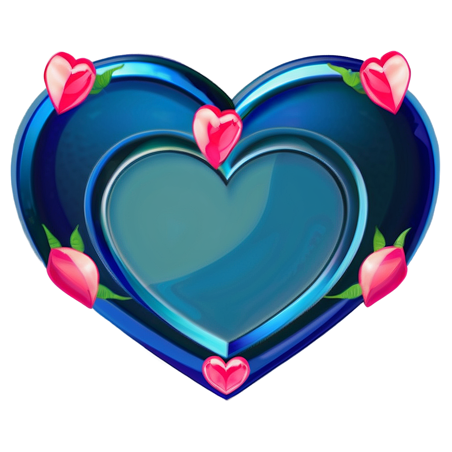 Blue Hearts Png 77