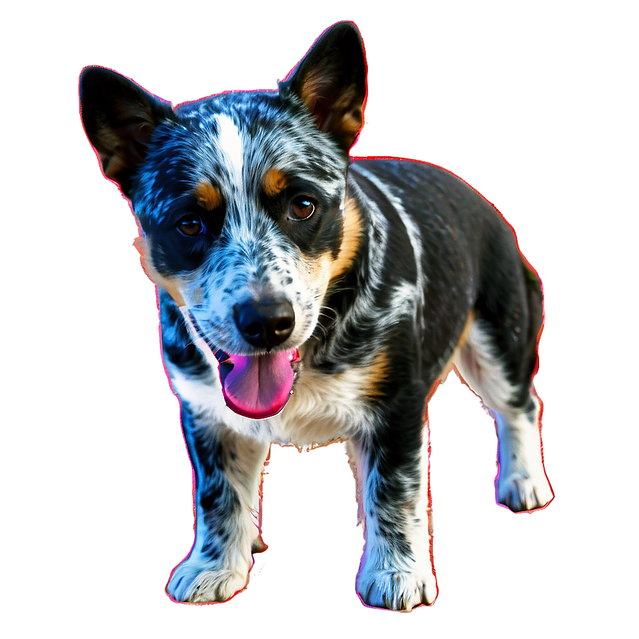 Blue Heeler On Guard Png 45