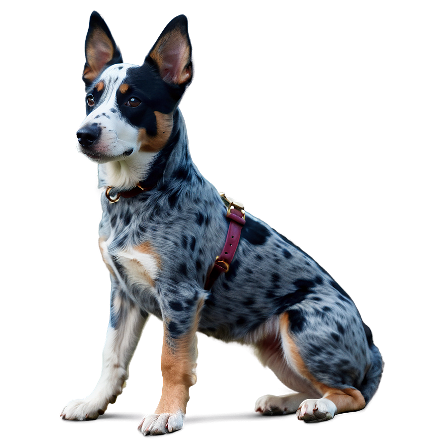 Blue Heeler On Walk Png Hck