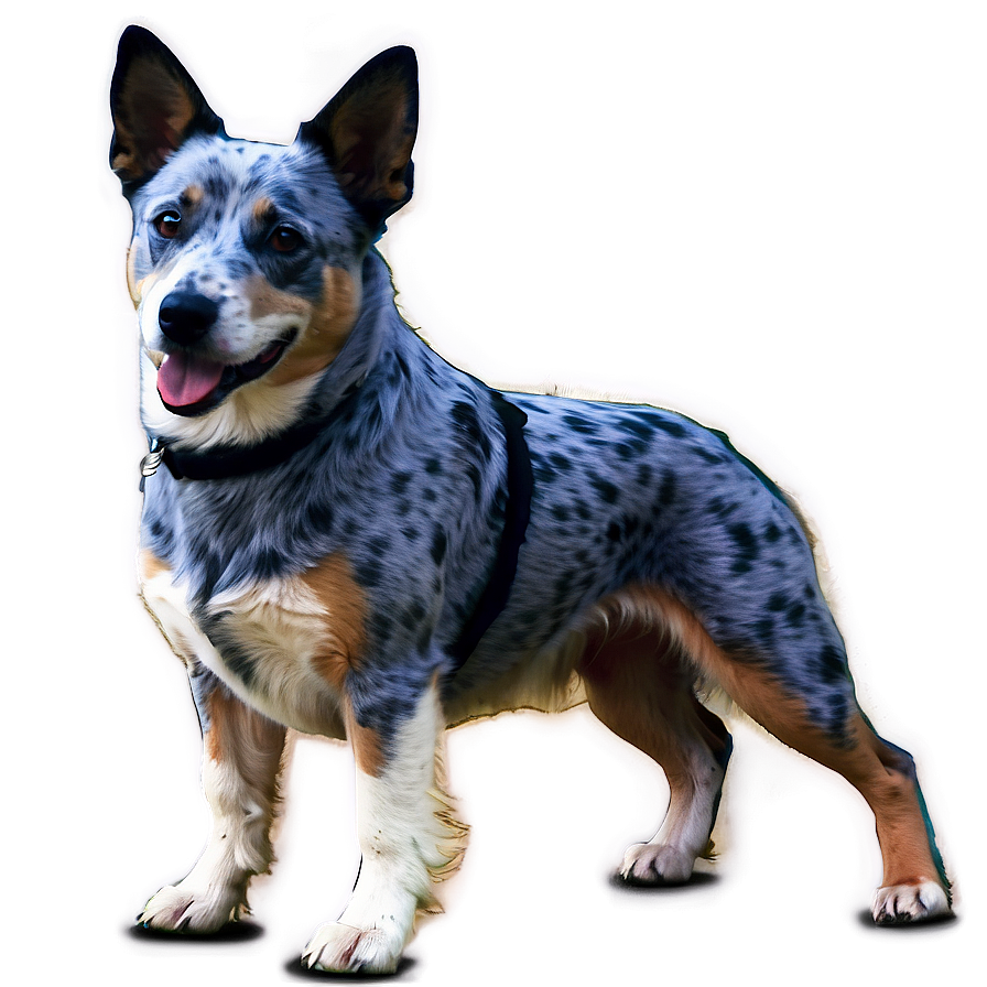 Blue Heeler On Walk Png Yjh35