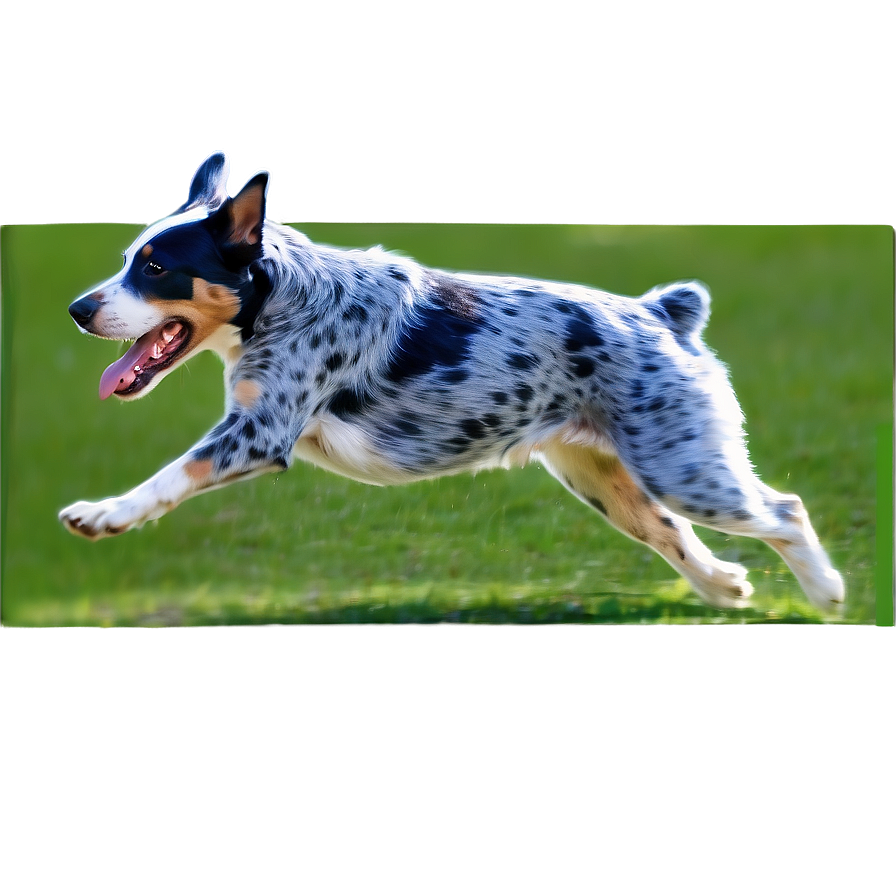 Blue Heeler Running Png Vgl13