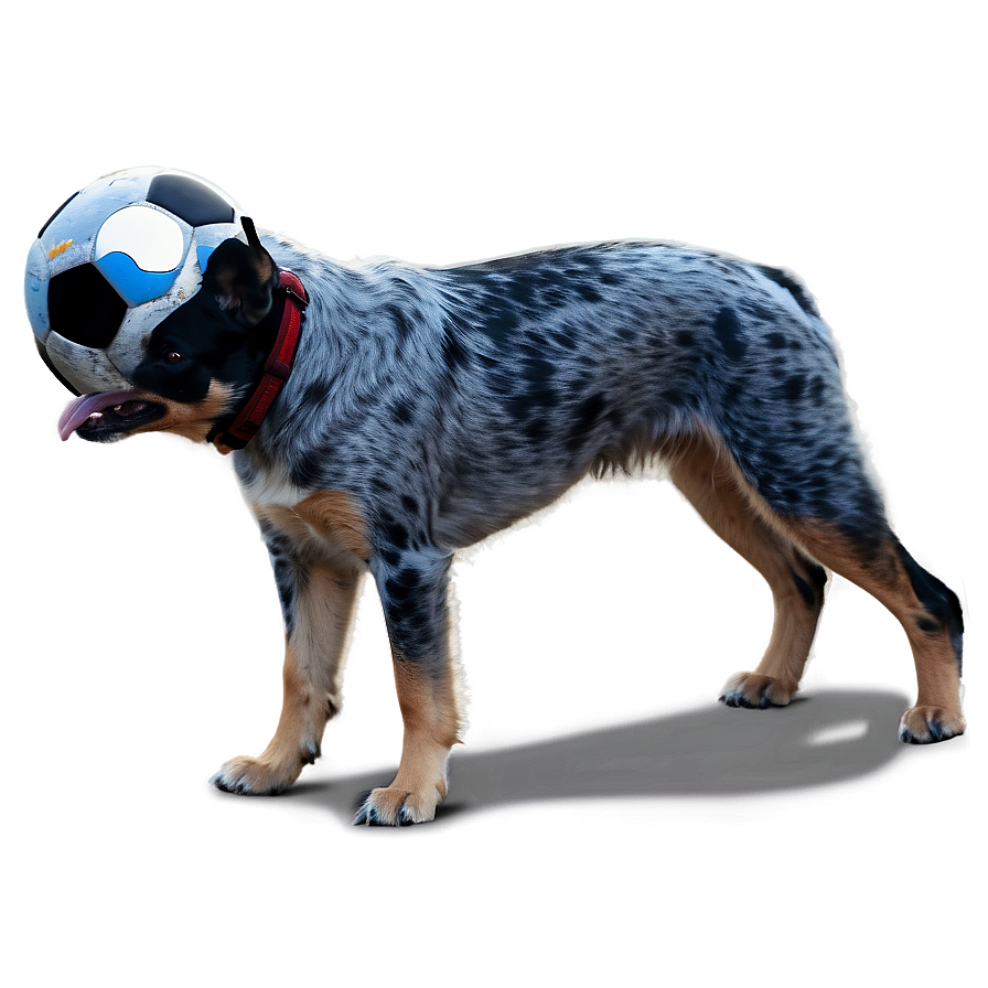 Blue Heeler With Ball Png Xve39