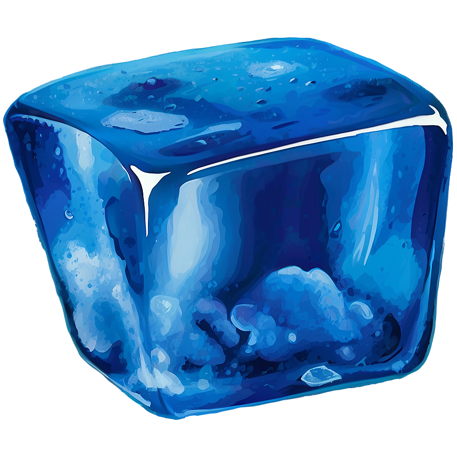 Blue Ice Cube Png Ppu