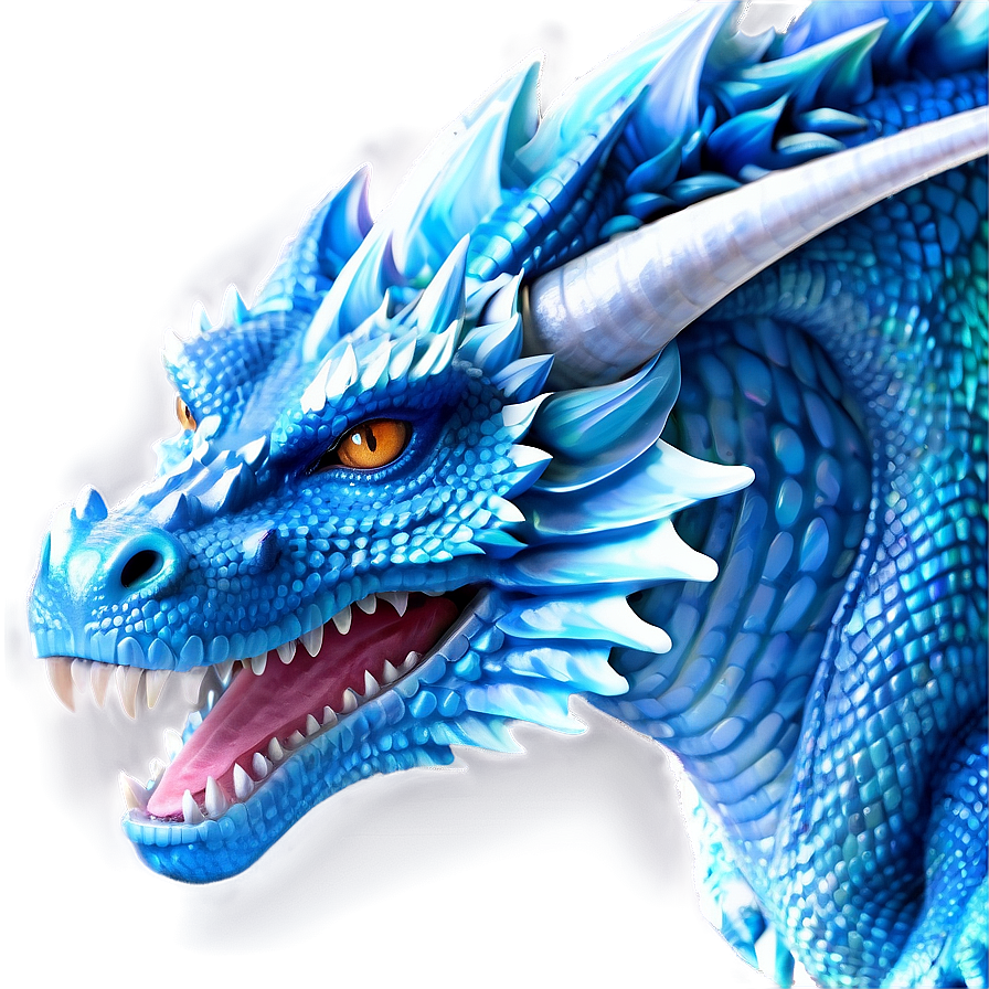 Blue Ice Dragon Png 43