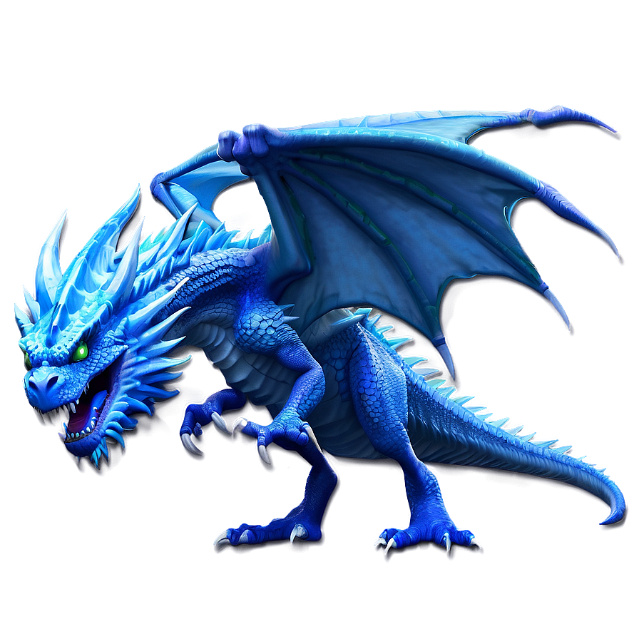 Blue Ice Dragon Png 89