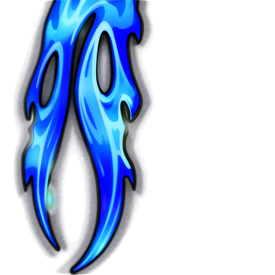 Blue Inferno Flames Png 06122024