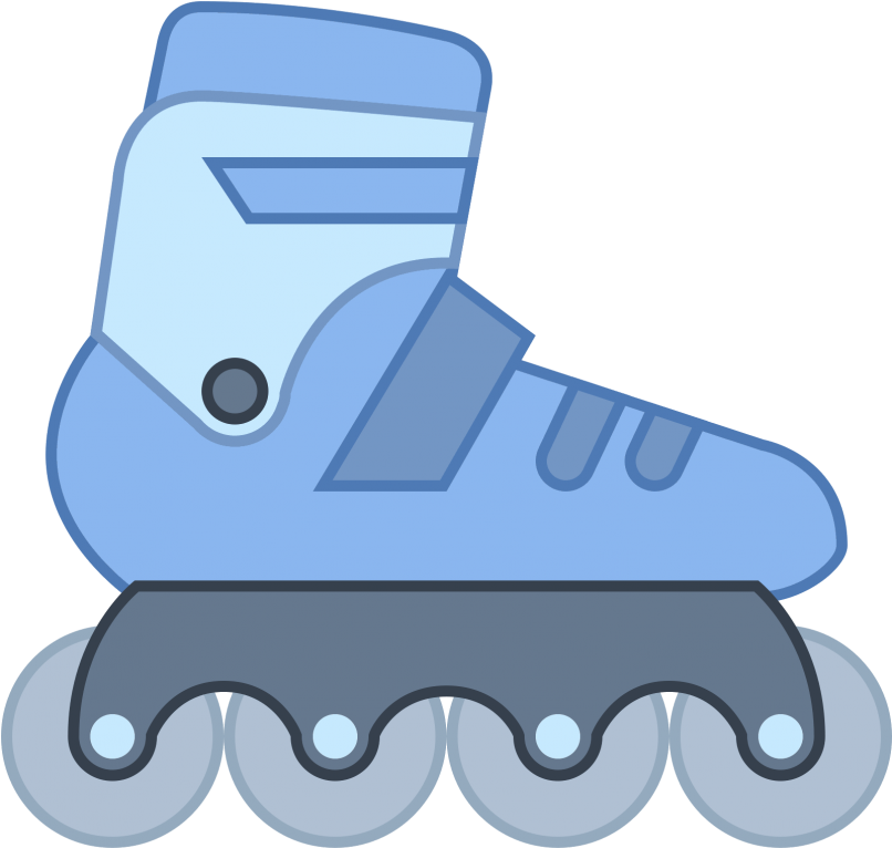 Blue Inline Skate Emoji