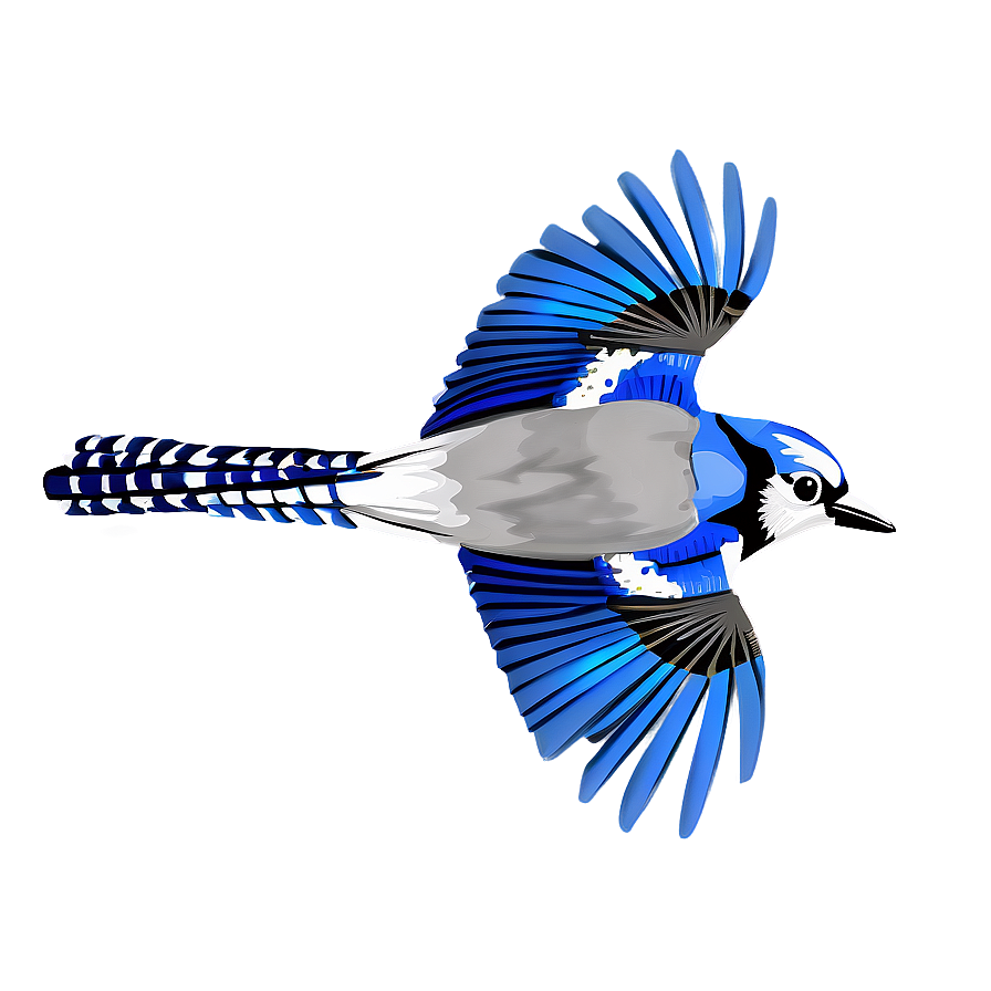 Blue Jay Flock In Sky Png 63