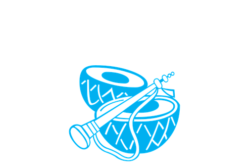 Blue Jazz Instruments Vector