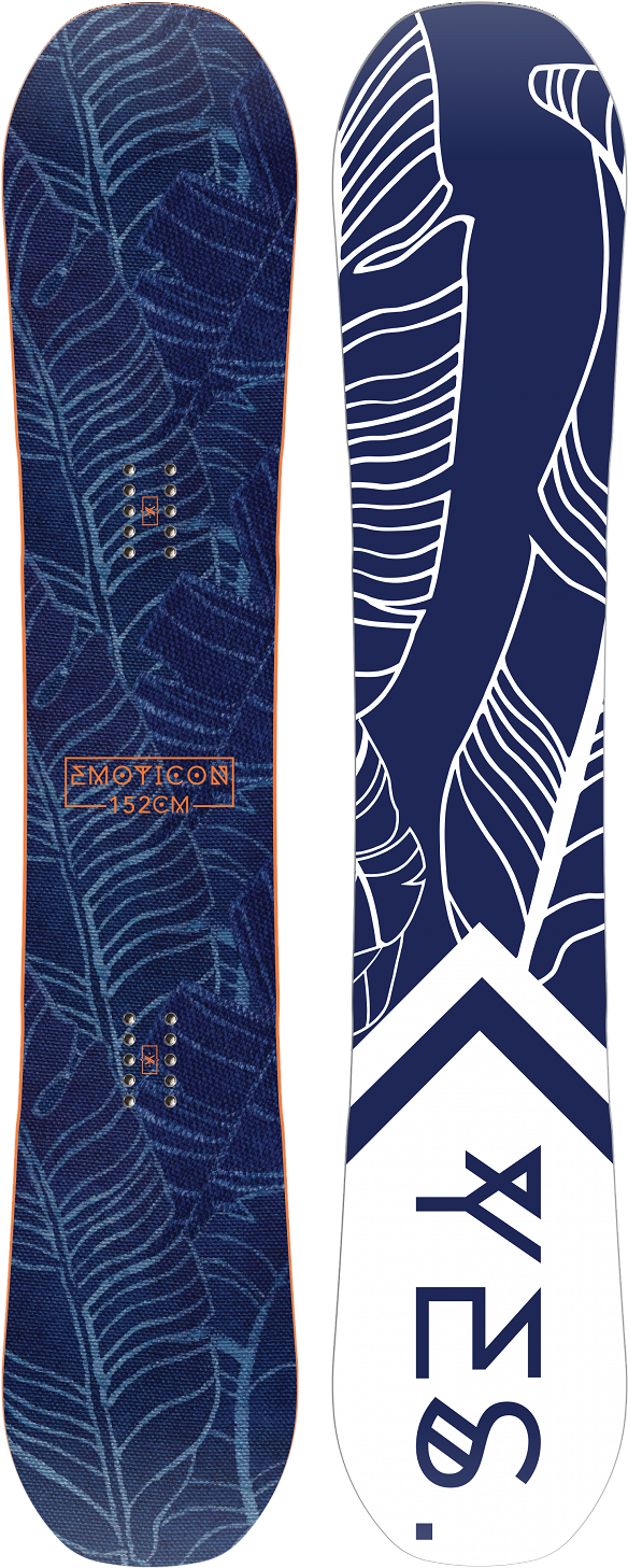 Blue Leaf Design Snowboard152cm