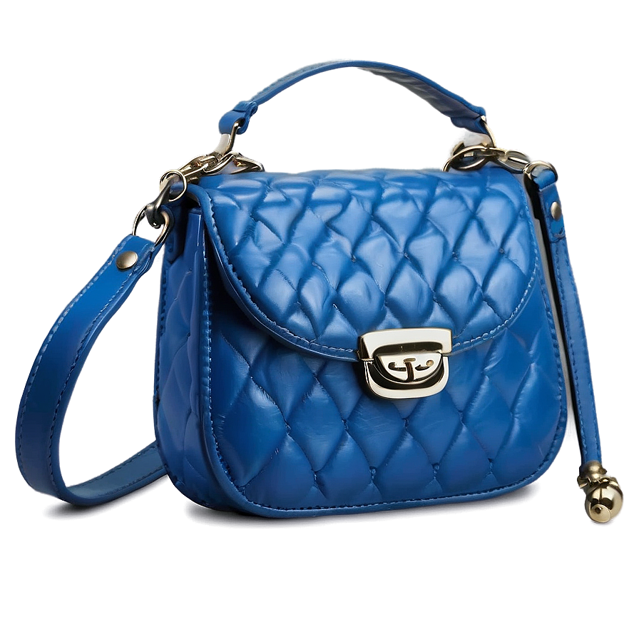 Blue Leather Purse Png Lbb43