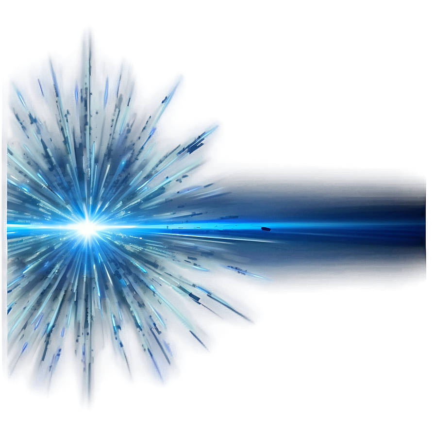 Blue Light Burst Png Fxo