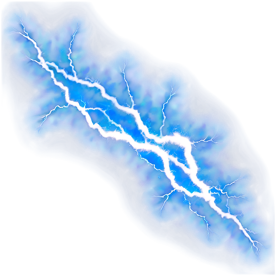 Blue Lightning Effect Png 06202024