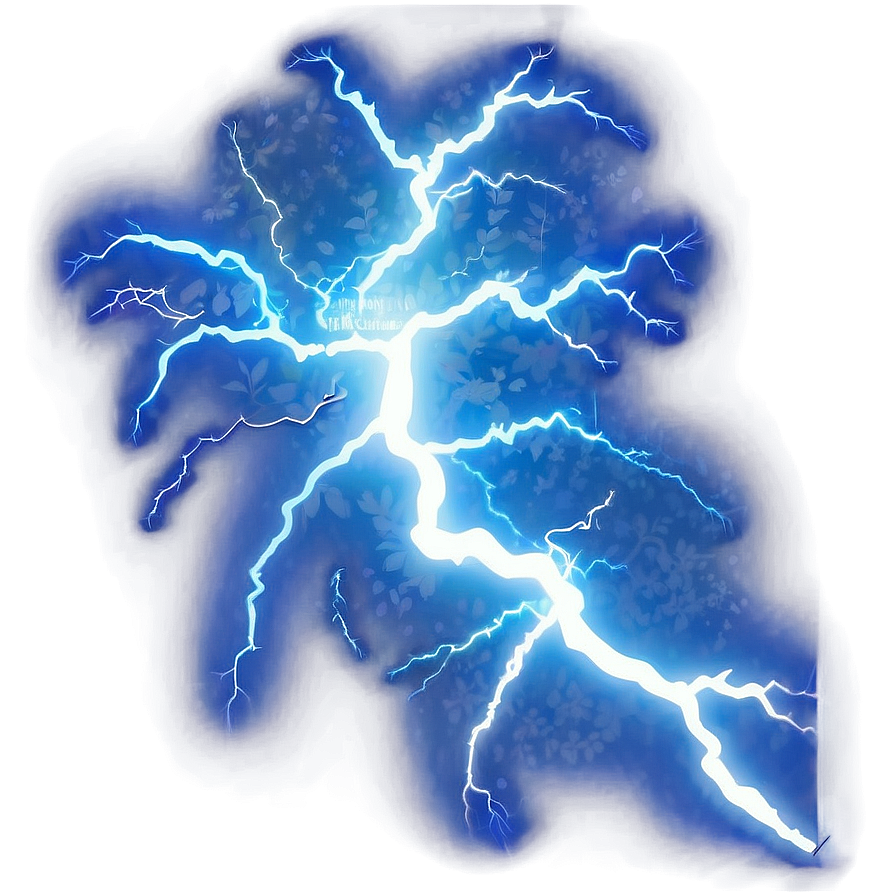 Blue Lightning Flash Png 06202024