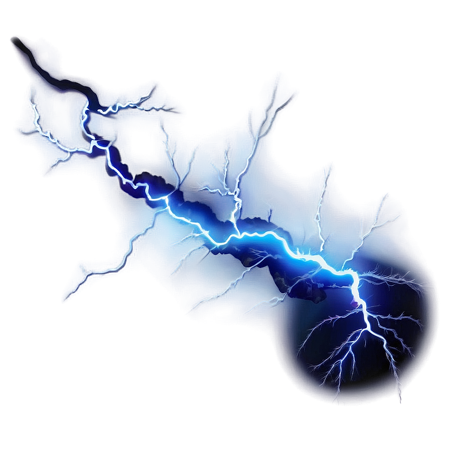 Blue Lightning Storm Png 06202024