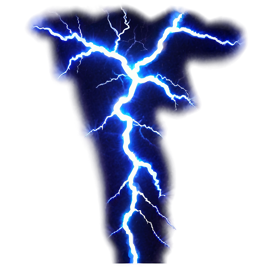 Blue Lightning Strike Png 90