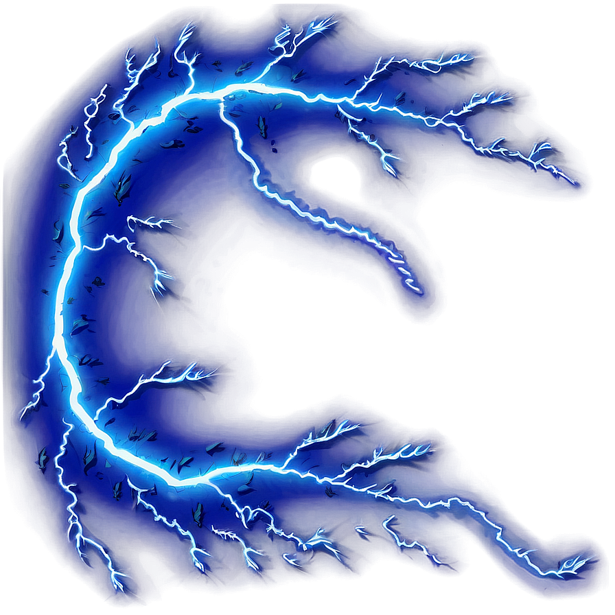 Blue Lightning Strike Png Jmt54