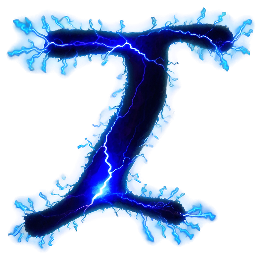 Blue Lightning Swirl Png Blq47