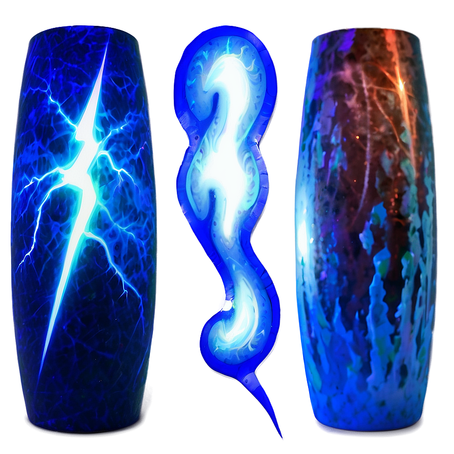 Blue Lightning Swirl Png Eoi62