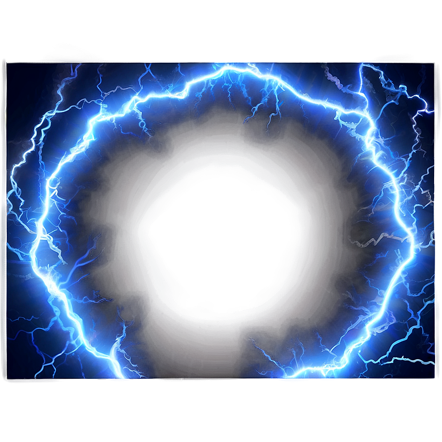 Blue Lightning Vortex Png 9