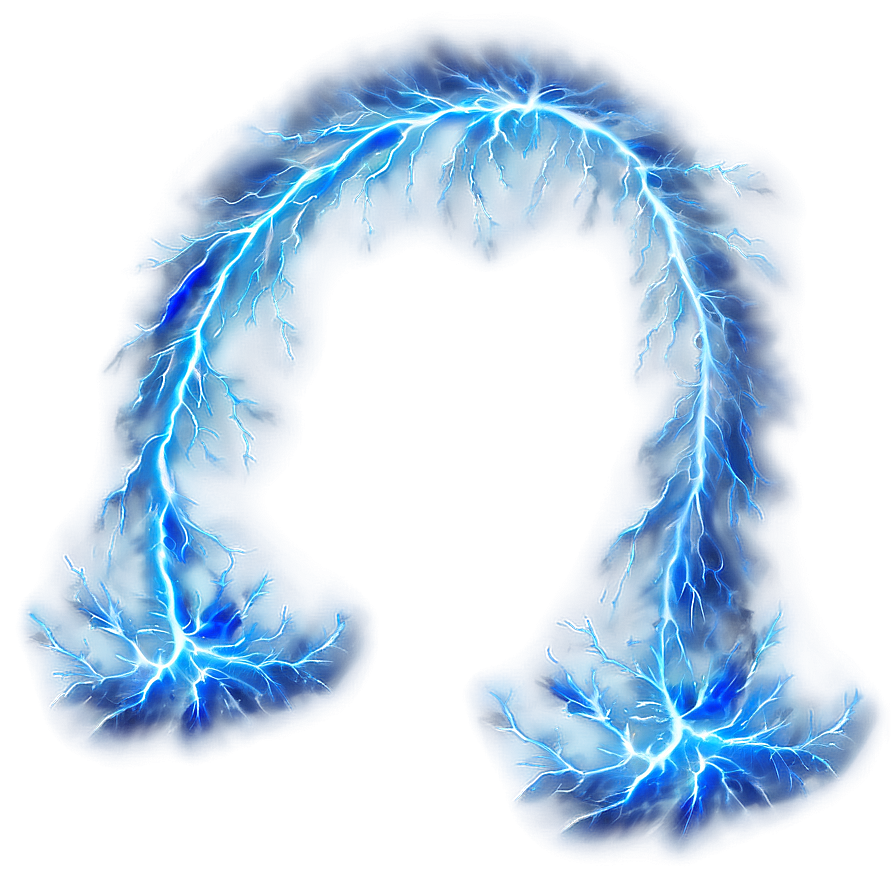 Blue Lightning Wave Png Lqv42