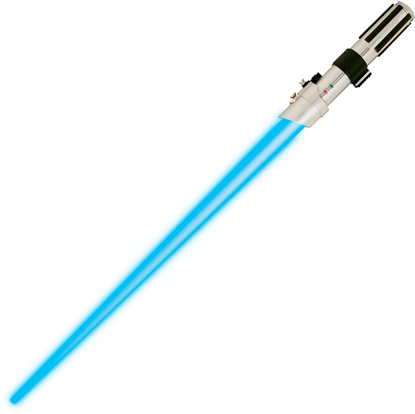 Blue Lightsaber Iconic Sci Fi Weapon.png