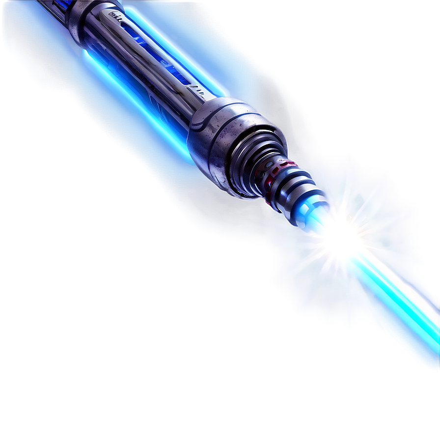 Blue Lightsaber Reflection Png Fsv19